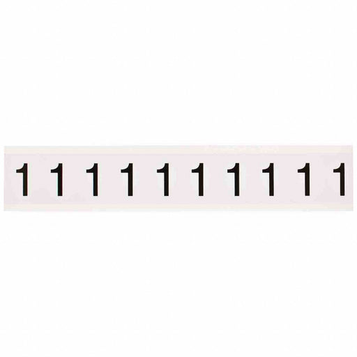 Number Label 1-1/2 H 1-1/6 W PK10