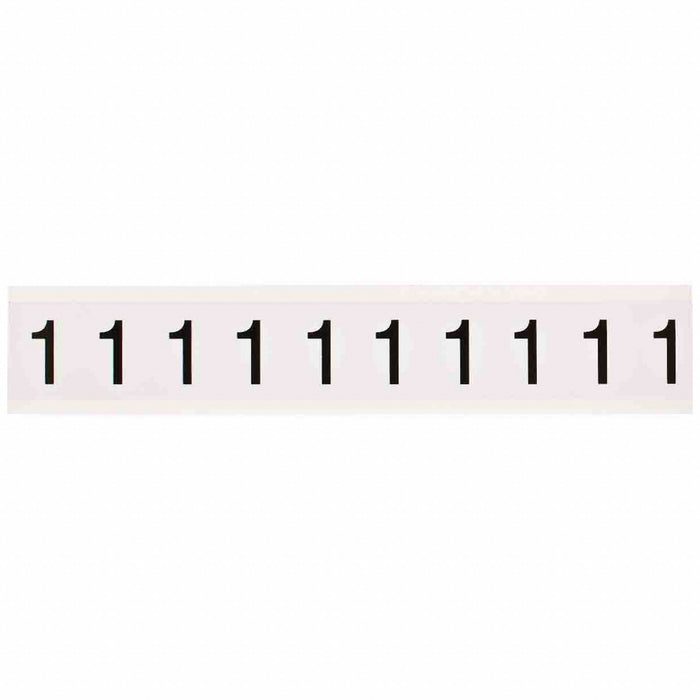 Number Label 1-1/2 H 1-1/6 W PK10
