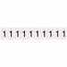 NumberLabel Vinyl 1-1/2inH 1inW PK10