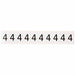 NumberLabel Vinyl 1-1/2inH 1inW PK10