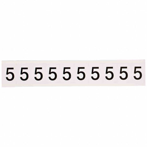 Number Label 1-1/2 H 1-1/6 W PK10