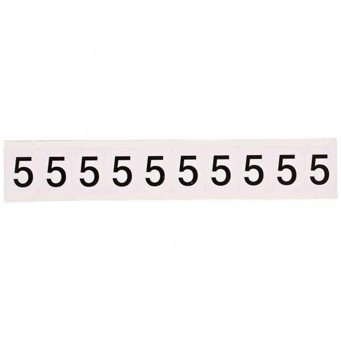 Number Label 1-1/2 H 1-1/6 W PK10