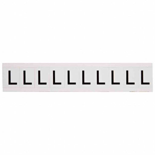 LetterLabel Vinyl 1-1/2inH 1inW PK10