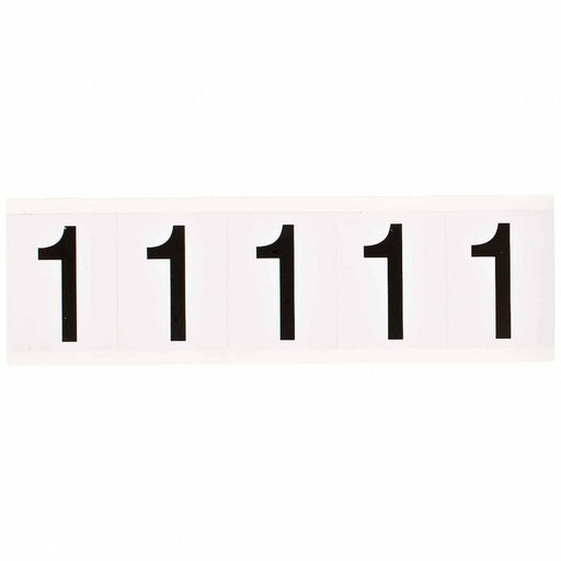 NumberLabel Vinyl 2-1/4inH 1-7/8inW PK5