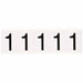 NumberLabel Vinyl 2-1/4inH 1-7/8inW PK5