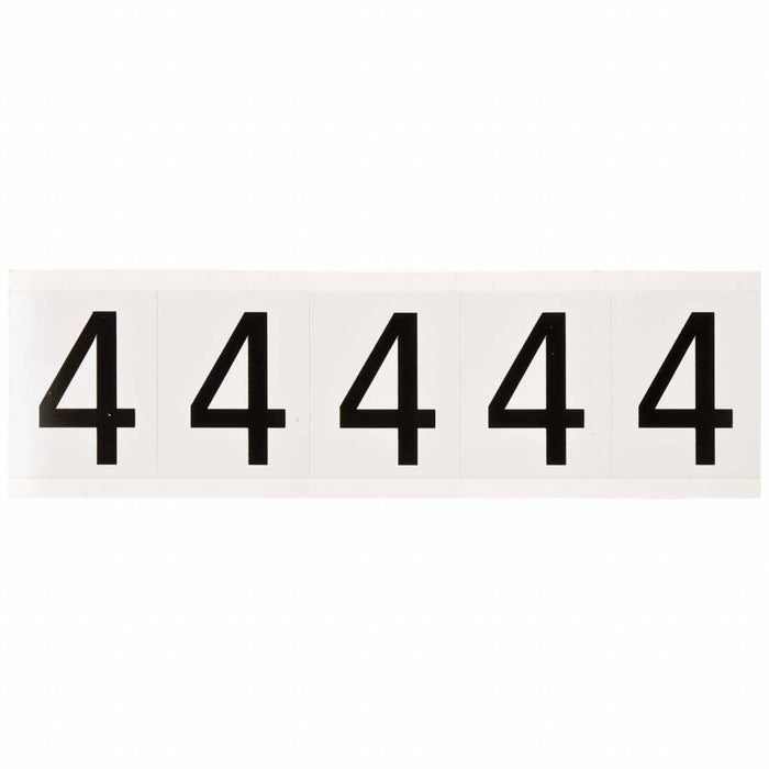NumberLabel Vinyl 2-1/4inH 1-3/4inW PK5