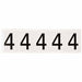 NumberLabel Vinyl 2-1/4inH 1-3/4inW PK5