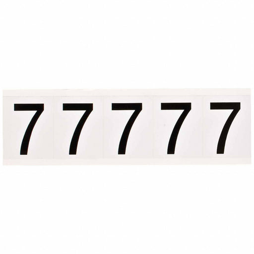 Number Label 2-1/4 H 1-13/16 W PK5