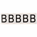 Letter Label 2-1/4 H 1-13/16 W PK5