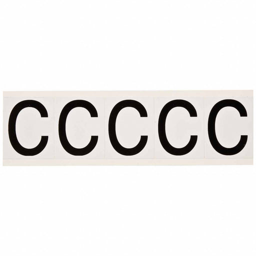Letter Label 2-1/4 H 1-13/16 W PK5