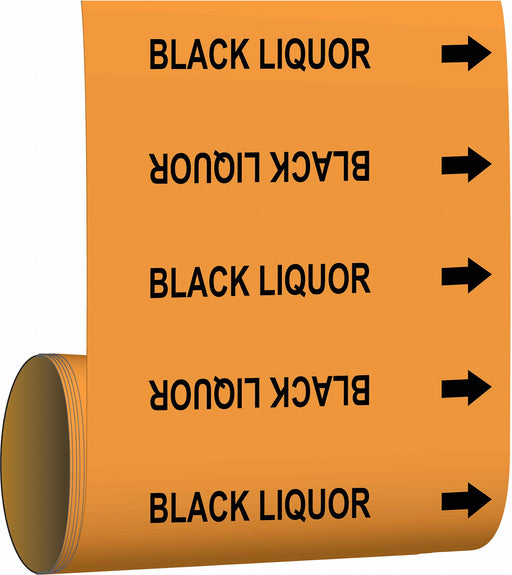 Pipe Mrkr Blck Liqor 30 ft H 12in W