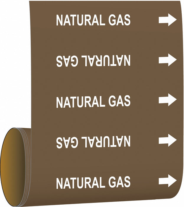 Pipe Mrkr Natural Gas 30 ft H 8in W