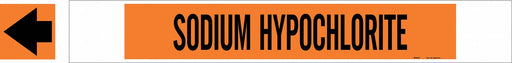 Pipe Mrkr Sdium Hypochlrite 4in H 24in W