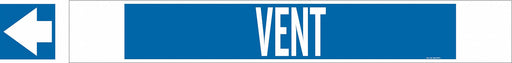Pipe Marker Vent 4 in H 24 in W