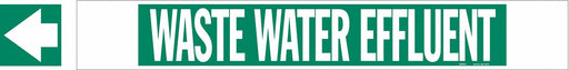 Pipe Mrkr Waste Watr Efflnt 4in H 24in W