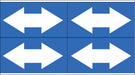 Pipe Marker 1 1/8in H 7in W