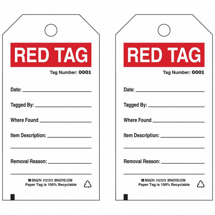 Tag White Paper 5-3/4inH 3inW PK100