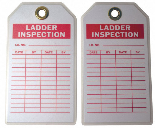 Inspection Tag 7inHx4inW HD Poly. PK10