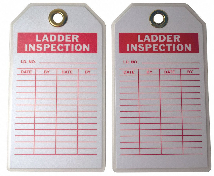 Tag White Polyester 7inH 4inW PK10
