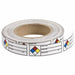 GHS Label 1 in H 3 in W Paper PK720