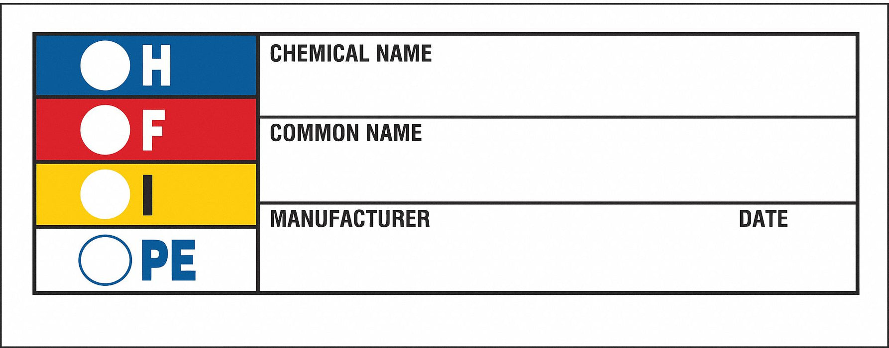 HMIGLabel 1-1/2inH 3-7/8inW Paper PK1000