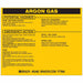 Chemical Label 3-3/4inHx4-1/2inW PK25