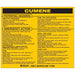 Chemical Label 3-3/4inHx4-1/2inW PK25