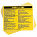 NFPALabel 3-3/4inH 4-1/2inW Vinyl PK25