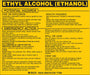 Chemical Label 3-3/4inHx4-1/2inW PK25