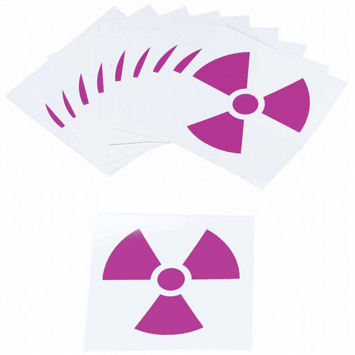 NFPA Placard 4inHx4inW Stckng Vinyl PK10