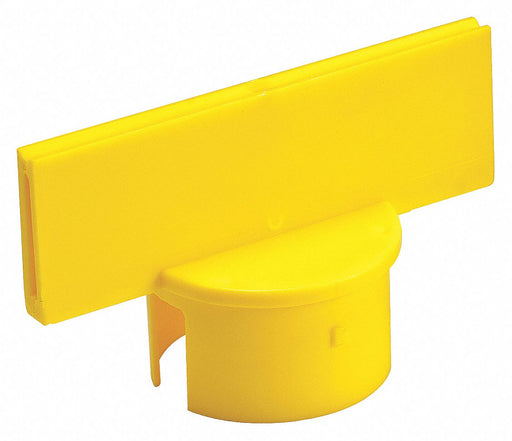 Post Sign Adapter 2 H 6 W Yellow