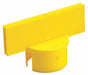 Post Sign Adapter 2 H 6 W Yellow