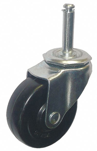 Stem Caster 3 dia Rubber 100lb