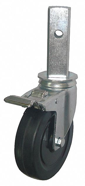 Stem Caster 5 dia Rubber 240lb