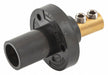 Recpt Black Male Double Set Screw 150 A