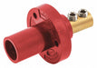 Recpt Red Male Double Set Screw 150 A