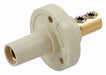 Recpt Wht Female Double Set Screw 150 A