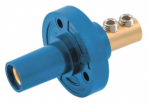 Recpt Blue Female Double Set Screw 150 A