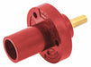 Receptacle Red Male Threaded Stud 150 A