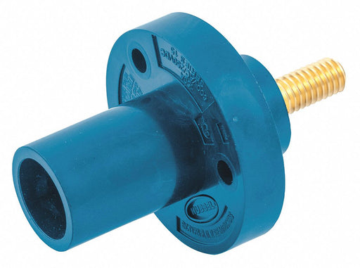 Receptacle Blue Male Threaded Stud 150 A