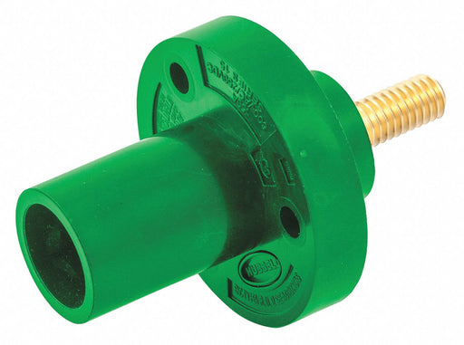 Recpt Green Male Threaded Stud 150 A