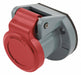 Single Pole Connector Weather Cover Red