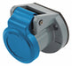 Single Pole Connector Weather Cover Blue