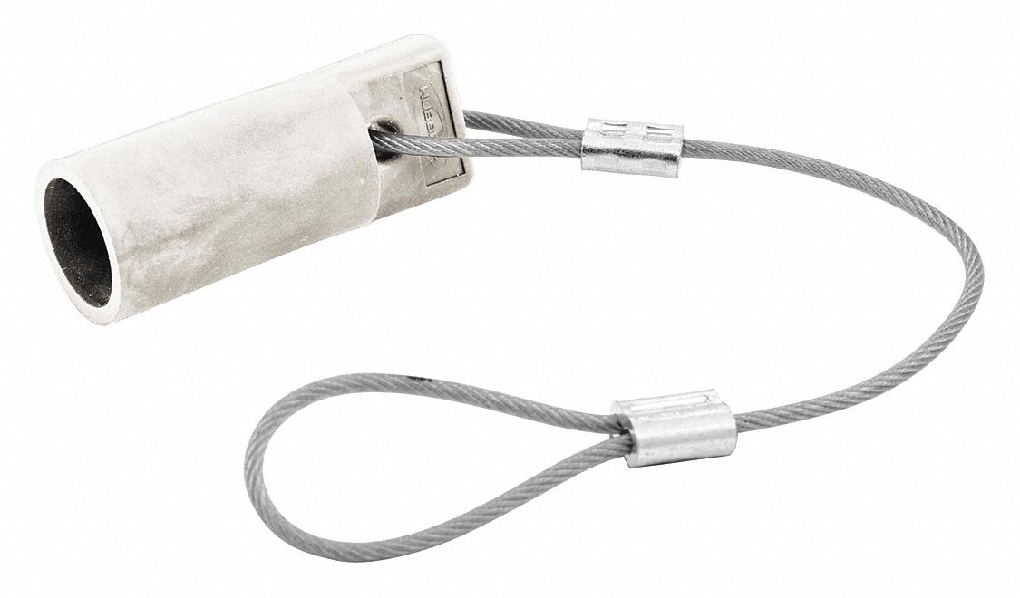 Single Pole Connector White Elastmr Fml