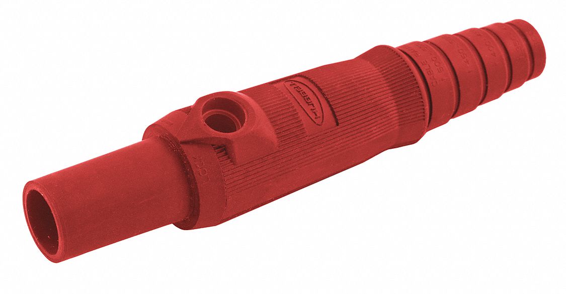 Single Pole Connector Body F Red