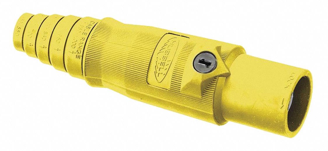 Connector 3R 4X 12 Male Ylw 2/0 to 4/0