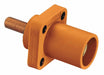 Recpt Orange Male Threaded Stud 400 A