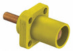 Recpt Yellow Male Threaded Stud 400 A