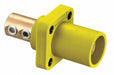 Recpt Yellow Male Double Set Screw 400 A
