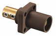 Recpt Brown Male Double Set Screw 400 A